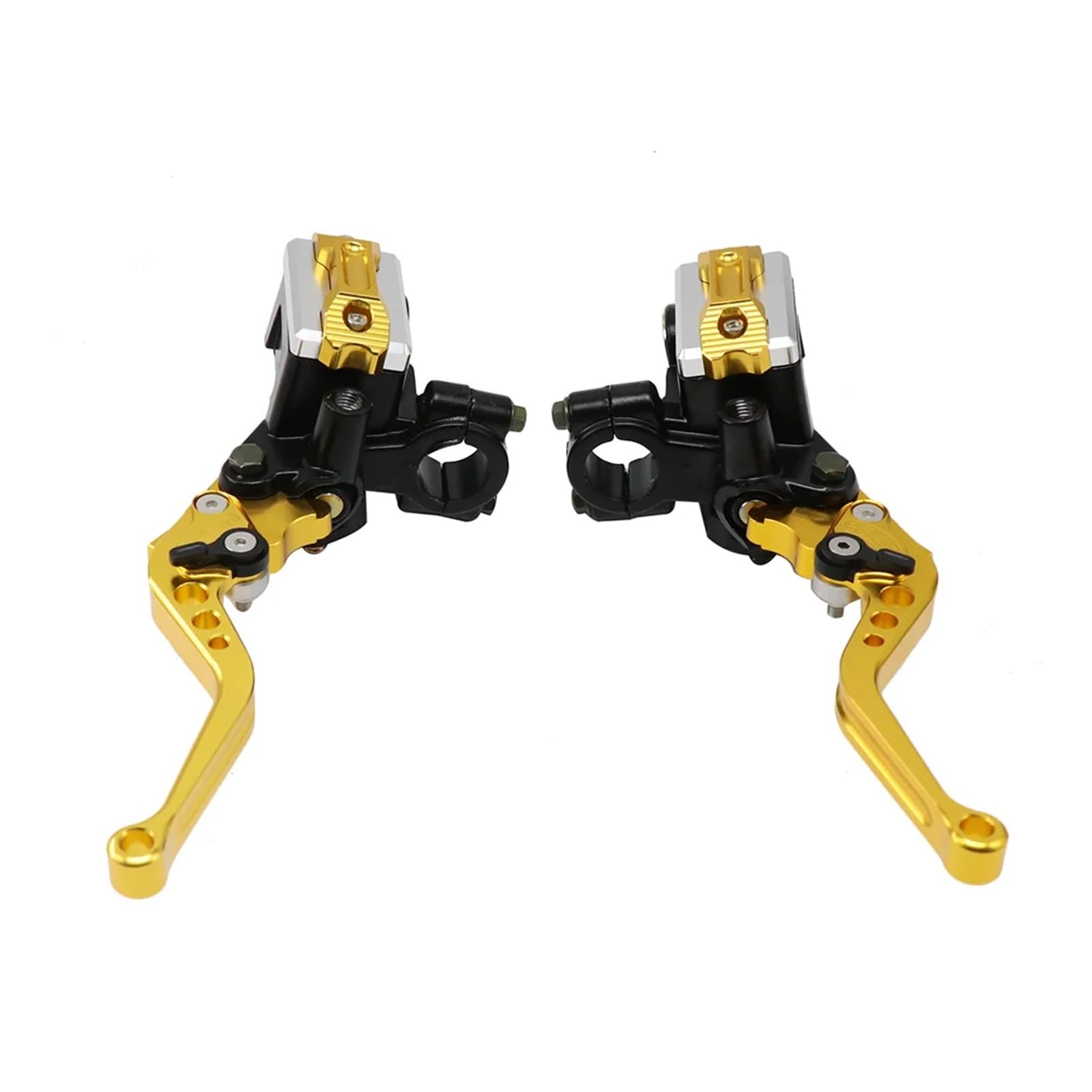 KTEBNWOSD Alconstar CNC Aluminum Adjustment Motorcycle Master 50CC-300CC Cylinder Lever Hydraulic Brake Pump Clutch Handle Handlebar Brake Clutchs Levers