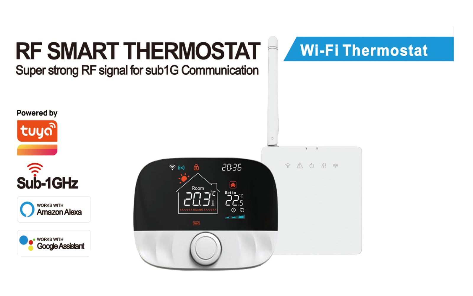 Desktop Smart Thermostat für wandhängende Heizkessel