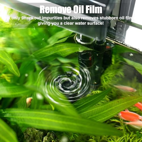 Image of AQQA Aquarium Filter 10-30 Gallon Fish Tank Filters with Bio-Wheel Power, Hang on Back Aquarium Filter, Adjustable Flow Hob Filter, Quiet Efficient and Silent Operation (8W 110 GPH)