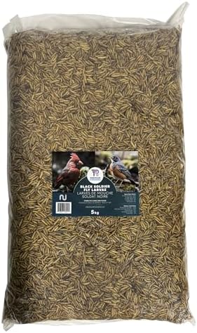 11lb - Dried Black Soldier Fly Larvae by Premium Feeders – Dried mealworms Alternative – Treats for Chicken, Hens, Duck, Bird, Quail, Tortoise, Fish – High Calcium & Protein – All Natural BSF - 2