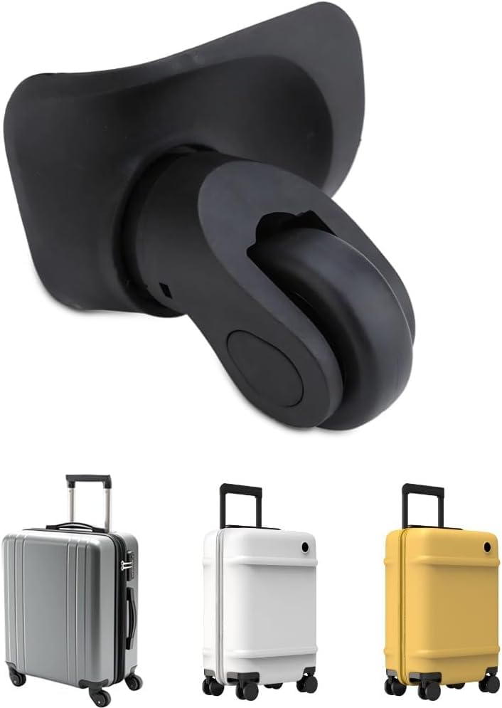 Ruota girevole di ricambio per valigia, rullo singolo di ricambio per ruote per bagagli in PVC da 2 pezzi/set per accessorio per valigia da viaggio