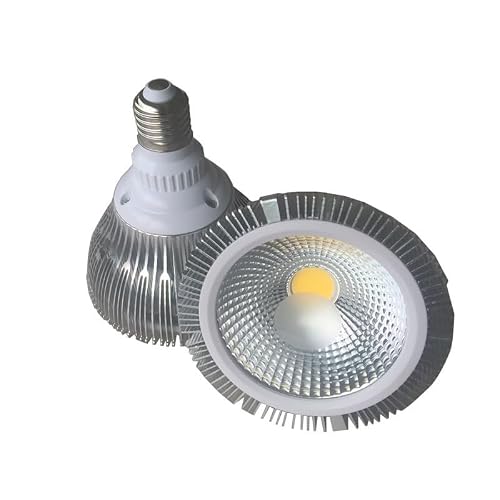 HHF Home Lighting, Pack of 4, LED COB Spotlight Lamp 18W PAR38 E27 AC85-265V Aluminum PAR Lamp(Warm White)