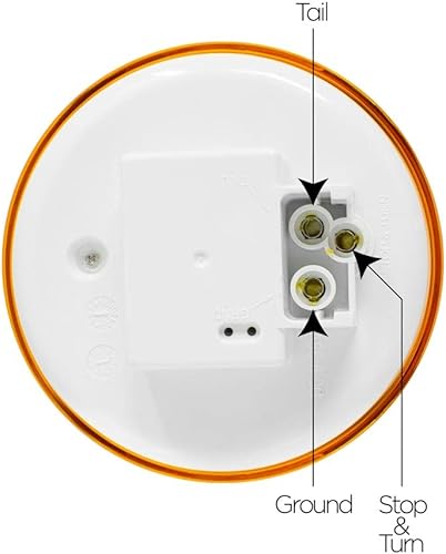 Miniatura 3 de Pro LED ST40A - Luz estroboscópica redonda de 4 pulgadas, 24 luces LED ámbar, sustituye a los productos de los compradores SL40AR - 12-24 voltios CC