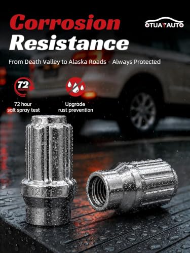 Image of OTUAYAUTO M12x1.5 Lug Nuts - Replacement for Toyota 4Runner, Tacoma, Tundra