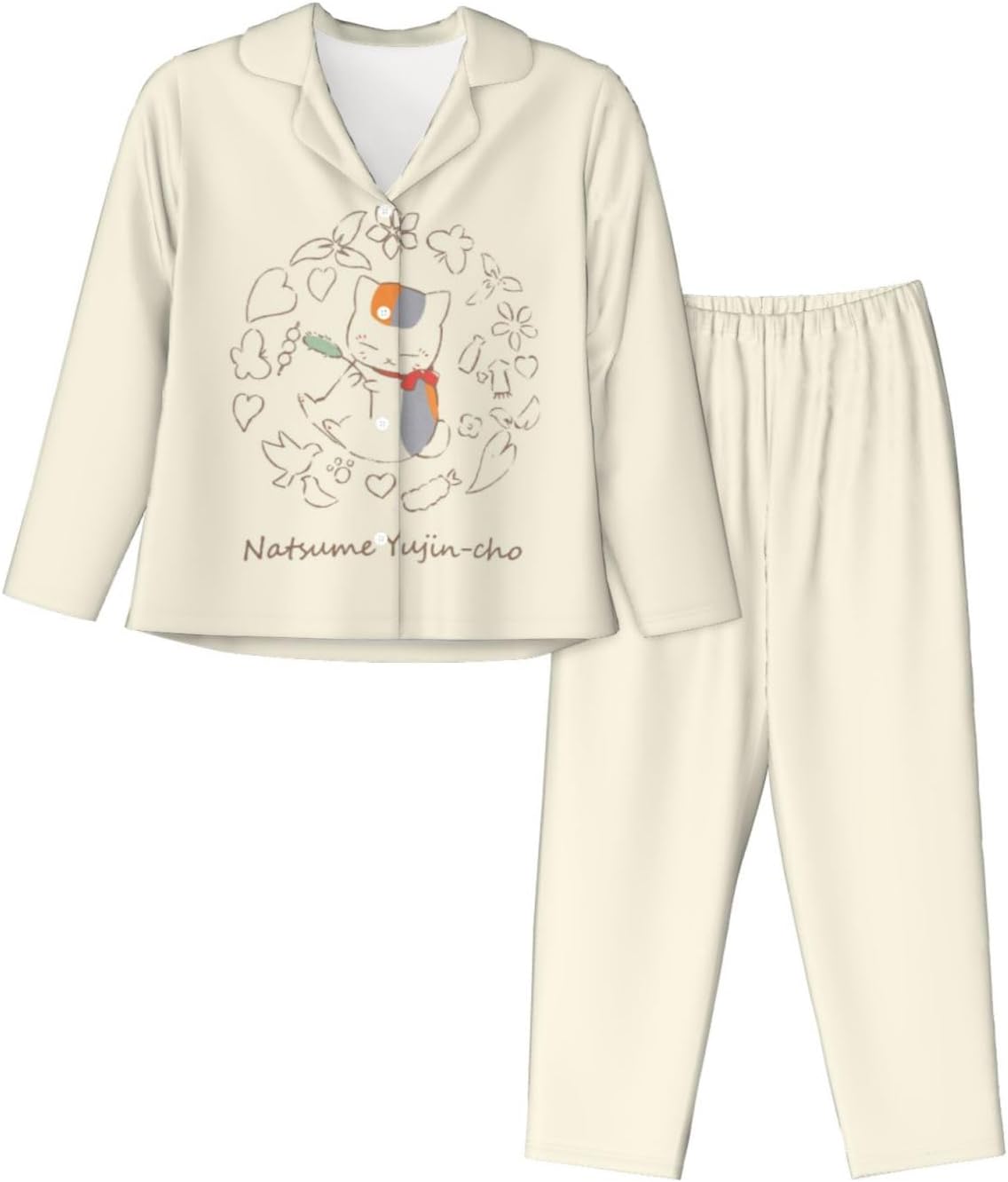 夏目友人帳　ニャンコ先生　ルームウェア　トレーナー　長袖　パーカー　パジャマ 515hcS5yJmL._AC_SL1500_.jpg