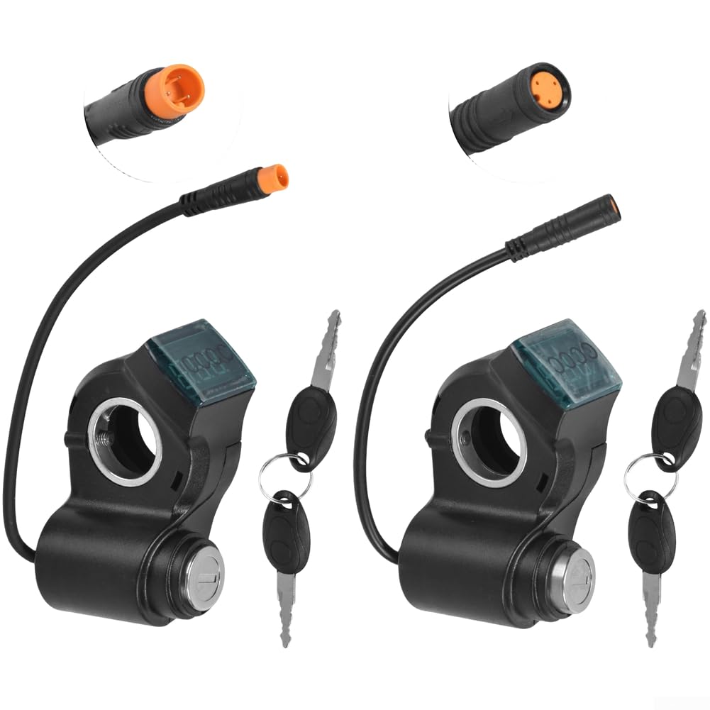 Electric Scooter Switch Lock Digital Display Key Secure， ABS Plastic