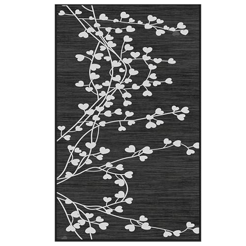 Alfombra larga para pasillo 40 x 320 cm lavable transitable con base TPR cocina 5