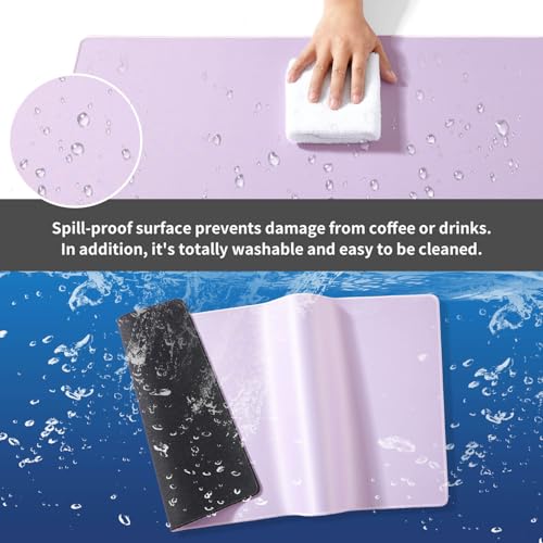 Tapis d'ordinateur bureau géant pour organiser et protéger son espace - 3
