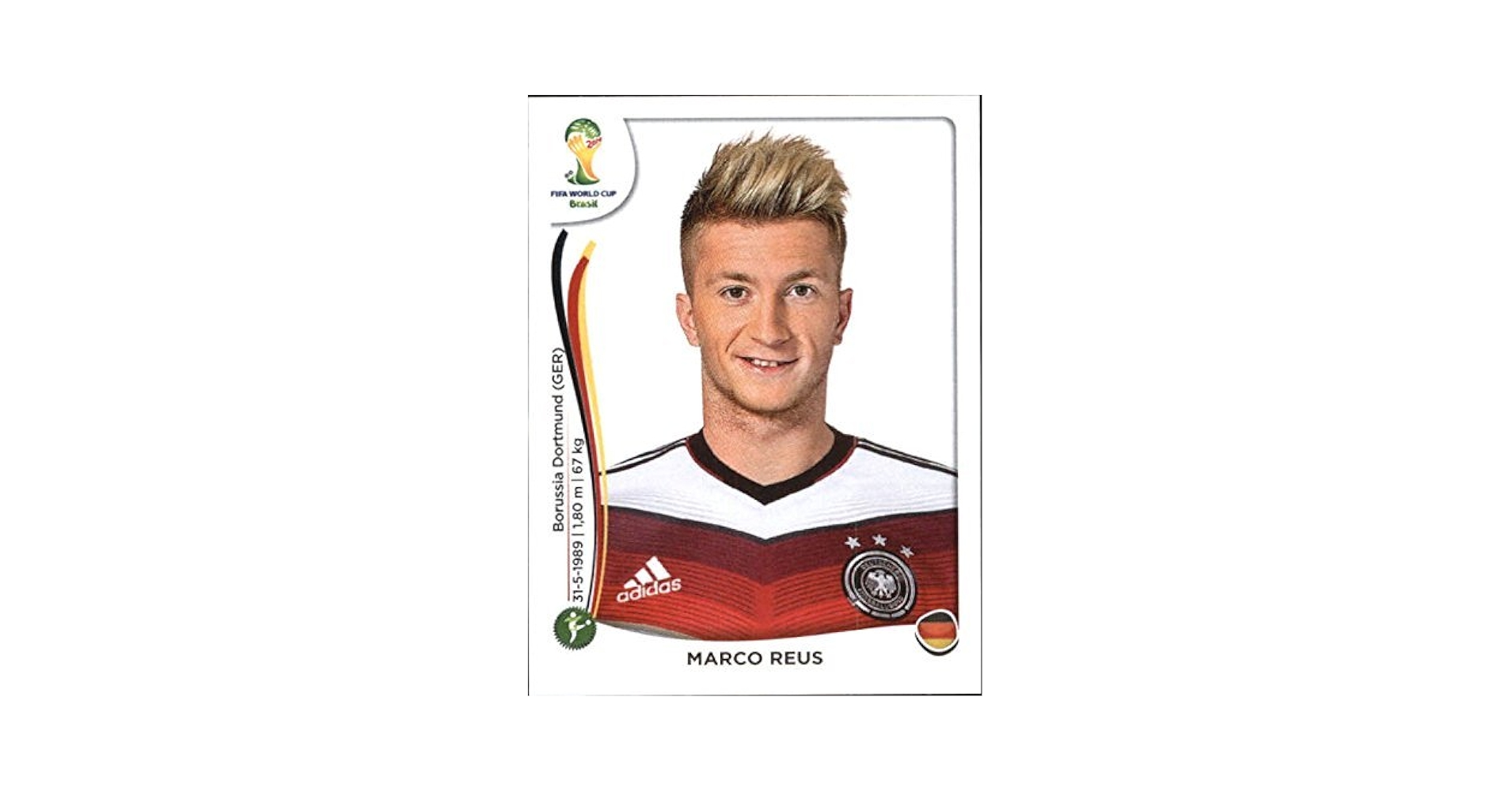 サッカー W杯2014 ドイツ代表 REUS マルコ・ロイス ガラスの天才