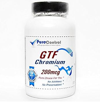 GTF Chromium 200mcg // 200 Capsules // Pure // by PureControl Supplements
