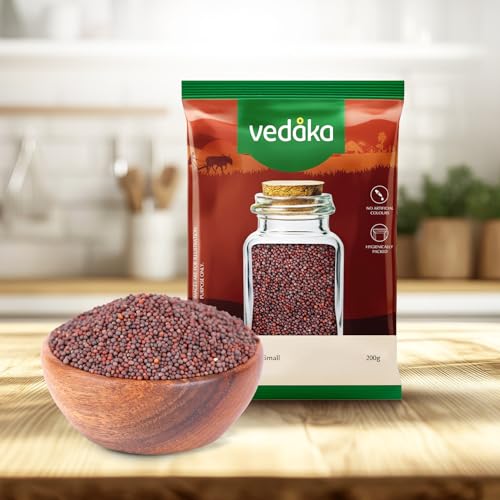 Image of Amazon Brand - Vedaka Mustard (Rai) Whole, Small 200 g