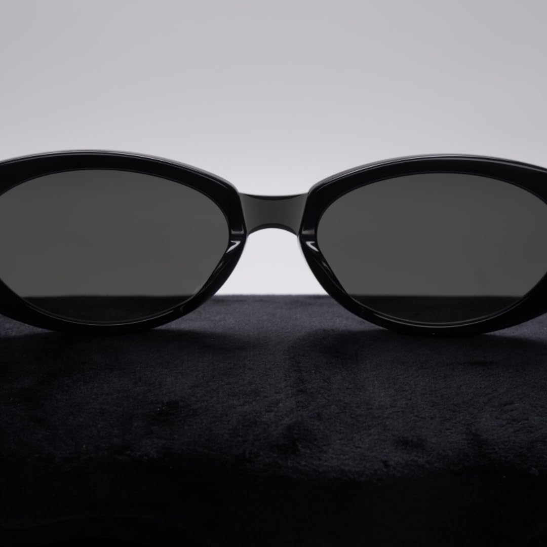 Occhiali da sole da donna in acetato ovale retrò UV