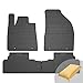 Produktbild FROGUM EL Toro Gummimatten Ganzjähriges-Set von Autofussmatte Auto Fußmatten für Lexus RX III 450H 2008-2015 | Beständiges Gummi Material | 1,5cm Schutzkante