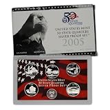 2005 S US Mint Quarters Silver Proof Set