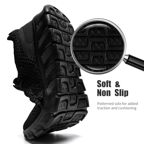 Mens Running Shoes Slip On Tennis Walking Sneakers Workout Athletic Lightweight Casual Sport Shoes4