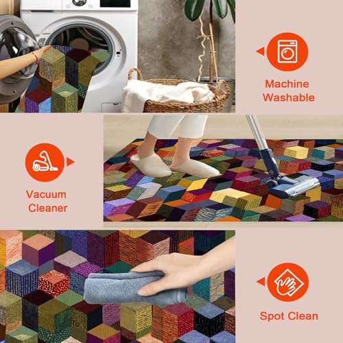 Moquette salon multicolore pour une ambiance chaleureuse - 7