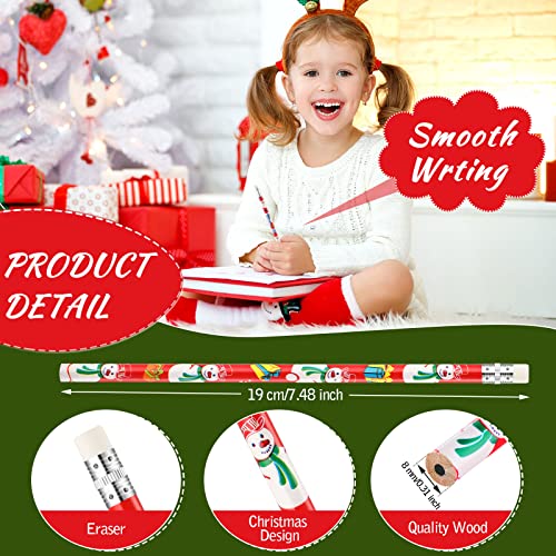 48 lápices de grafito navideños Hicarer para niños miniatura 2