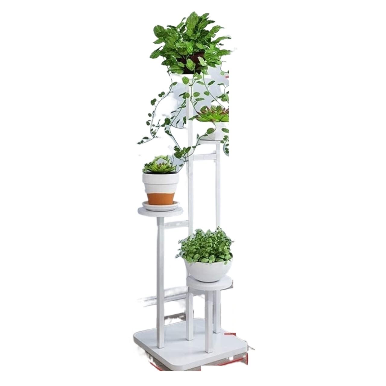 YYLMKMFC-AE Plant Shelves Flower Holder Simple Modern Flower Stand Floor Planter Holder Metal Stand For Home Indoor Outdoor(F,100cm)