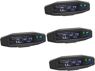 Milisten 4 Pçs Velocímetro Odômetro Da Motocicleta Digital Carburador Medidor Da Motocicleta Velocímetro Digital Da Motocicleta Velocímetro Da Motocicleta Velocímetro Digital Da