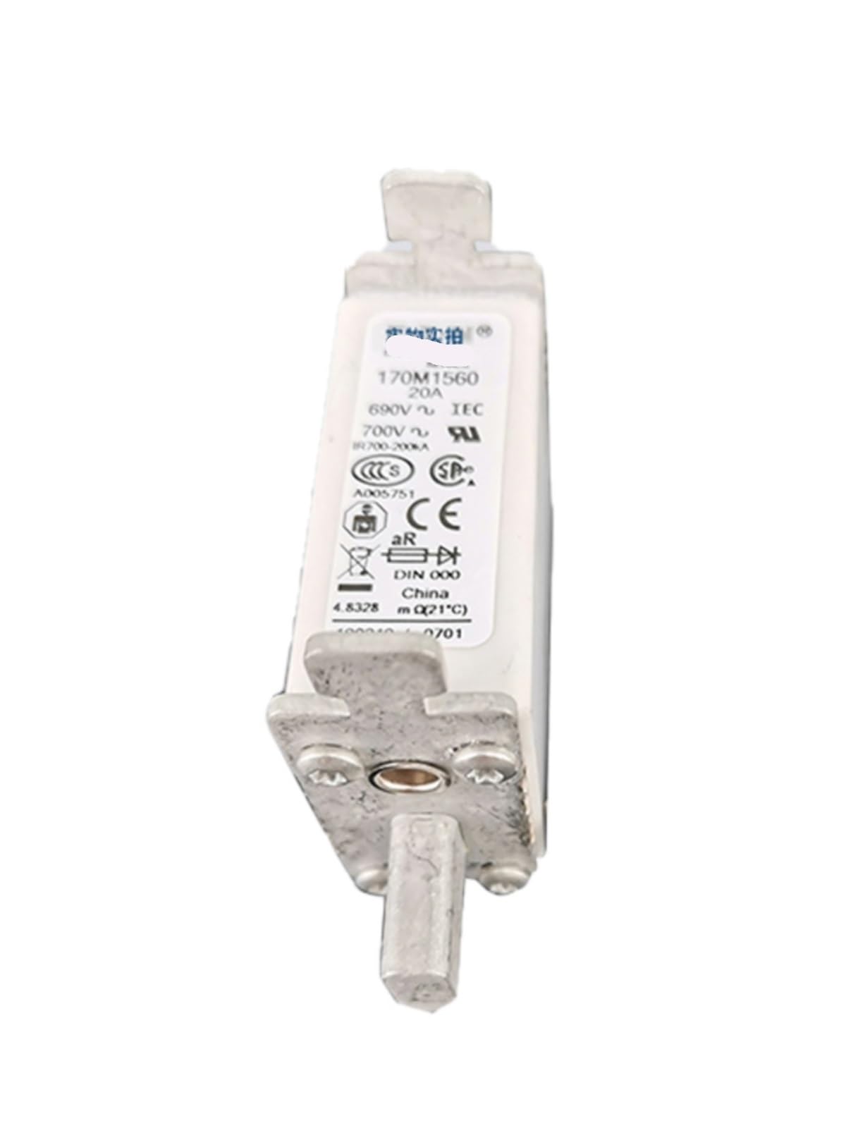 VDOQTLJT 170M1560 Fast-Acting Low-Voltage Fuse with Intelligent Drop-Out Type with