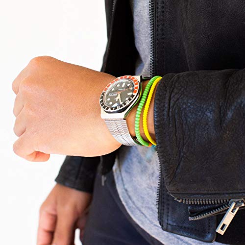 Ubuntu Life Bead Bracelet – Handmade, Single Strand Glass Bead Bracelet With Slide Closure, Made From Vegan Materials, Stackable Bohemian Bracelets For Women And Men (Light Green) #TOP4