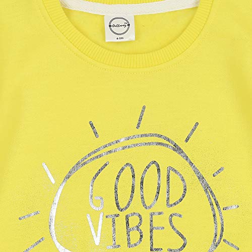 Image of Gubbarey Girls' Sweatshirt (SS1062 Lemon Yellow 9-10 Years)