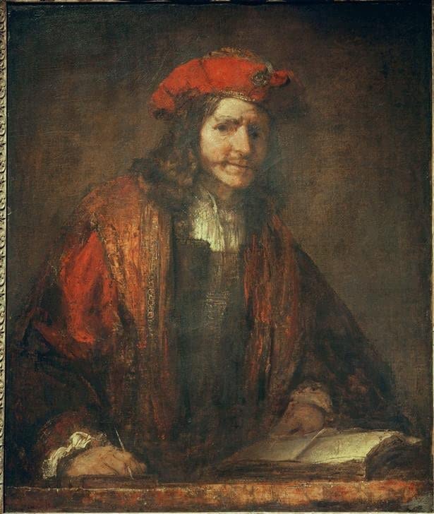 Impression d'art Rembrandt Portrait d'un magistrat toile murale de salon
