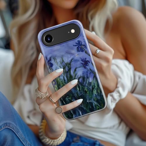 Coque iPhone 17 Air fleurie violette Esdot antichoc double couche - 7