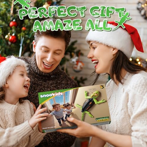 Gecko Wandflitzer, Roboter Kinder Ferngesteuerter Gecko, Wänden Decken Entlang Krabbelt, Leuchtenden LED-Augen, Realistische Bewegungen, Weihnachten Geburtstag Geschenke Jungen Mädchen 3 4 5 6 7 8+