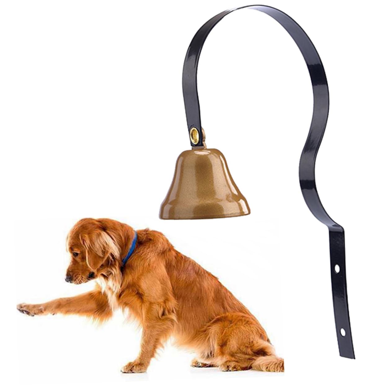 BESPORTBLE 6 Piezas Perro Timbre de Entrenamiento de Mascotas Timbre de la Puerta Campana de la Puerta de Mascotas Colgando Accesorios de adiestramiento de Mascotas Suministros para Mascotas
