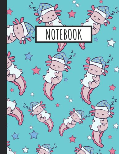 Axolotls Gifts: Funny Blank Lined Notebook or Journal to Write in: Cute Gift for Axolotls Lovers - Vol 5