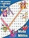Mots Mêlés: Mots Mêlés avec Solutions Pour Les Adultes | 100 Puzzles & + 1500 Mots | Format A4 | Mots cachés.