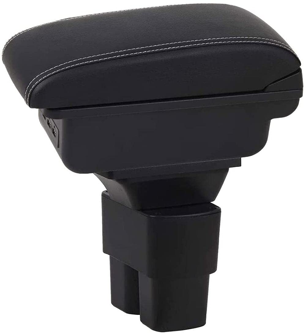 ZYSDZQCar Armrests Storage Box Organizer Storage Center Console WITH USB Ports Internal Accessories, FIT For N/Issan NV200 E/VALIA 2010-2017