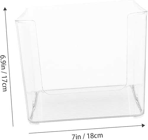 Miniatura 2 de 1 caja de almacenamiento de plástico multiusos organizador de libros para la oficina en casa, la escuela y el aula, contenedor de almacenamiento