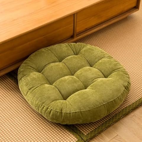FANSU Velvet Round Seat Cushions for Chairs Cover