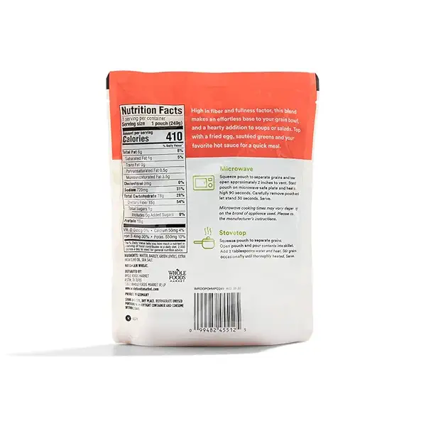 Barley & Green Lentils, Ready-to-Heat, 8.8 Ounce 2