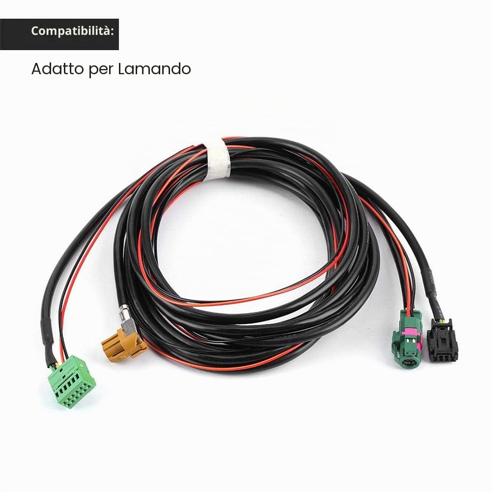 Prese per Cablaggio USB AUX Interruttore Adattatore Fascio connettore MIB Carplay MQB telefono 5G0 035222 E 5Q0 035724 Adatto per