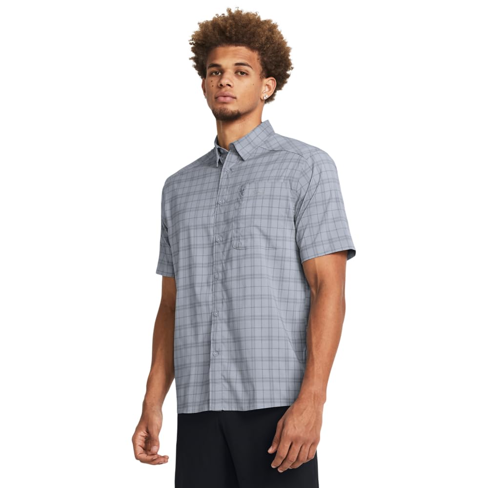 Under Armour Mens Drift Tide 2.0 Plaid Short-Sleeve T-Shirt
