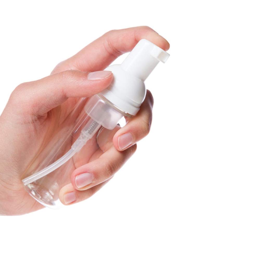 3PCS Clear Dispenser Soap Foam Foaming Pump Bottle 50ml Suds Plastic Travel Size