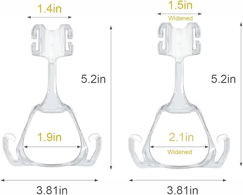 Miniatura 7 de Resmed Mirage Fx - Marco de repuesto para máscara nasal Mirage Fx, protector nasal Resmed Mirage Fx, accesorio de repuesto para máquina de