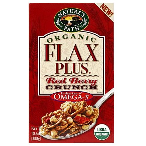 Natures Path Flax Plus Berry Cereal 10.5 Oz (Pack of 6)