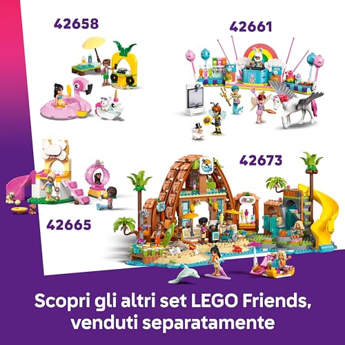 Friends Avventura sul Catamarano - Set con Barca Giocattolo con Vela Mobile, 4 Mini Bamboline, 2 Figure di Delfino e Accessori - Regalo Creativo di Compleanno per Bambine da 8 Anni in su - 42664 - Lego - Immagine 8