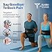 Modvel Back Brace for Lower Back Pain Women and Men – Lumbar Support Belt for Sciatica, Herniated Disc, Muscle Strain – Adjustable Breathable Work Brace with 6 Stays – Support for Posture– Size L