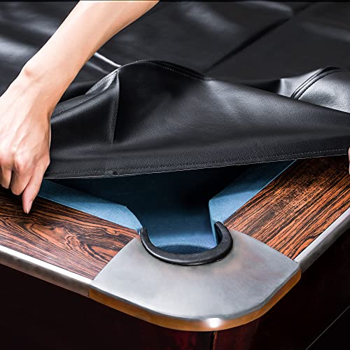 image for Shieldo Heavy Duty Leatherette Billiard Pool Table Cover,Waterproof&Te
