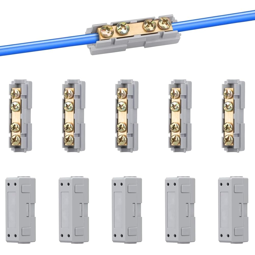Littimoon 10PCS Wire Connector Nut Kit, Quick Wiring Connection Terminal, Splicing Quick Wiring Connection Terminal