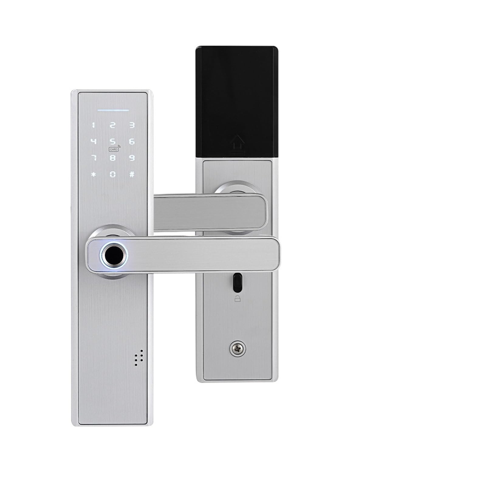 OSHPMBDLYFJ Tuya ZigBee Smart Door Lock APP Remote Control Eletronic Biometric Fingerprint Unlock Digital Intelligent Electric Password Lock(60mm)