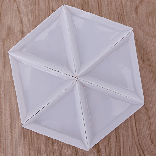 10Pcs For Triangle Rhinestones Beads Crystal Art Sorting Trays Whit