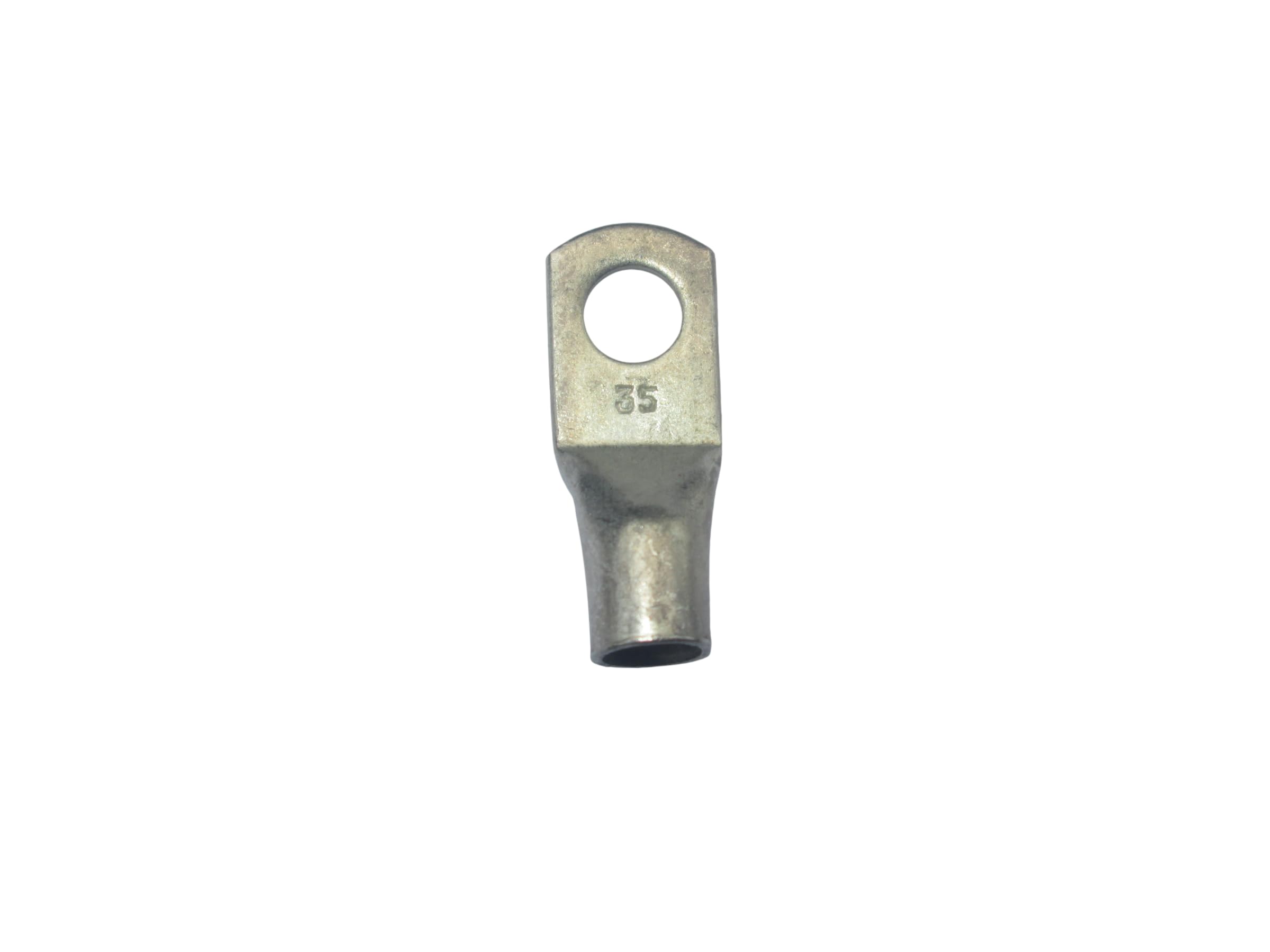 Safe Home 35mm Copper Tubular Tinned Polish HEX lugs - thimble - wire thimble - wire connector(Pack of 20pc.) (35mm)-image-16