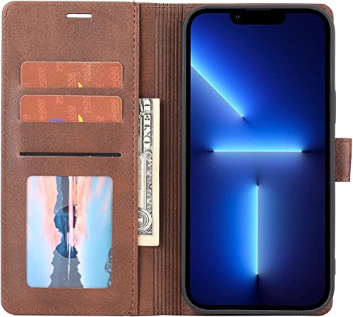 Étui iPhone 13 Pro Max portefeuille à rabat magnétique et antichoc