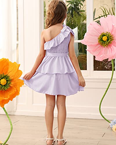 Danna Belle Girls Party Dress One Sleeve Spring Summer Birthday Dresses Size 5-143